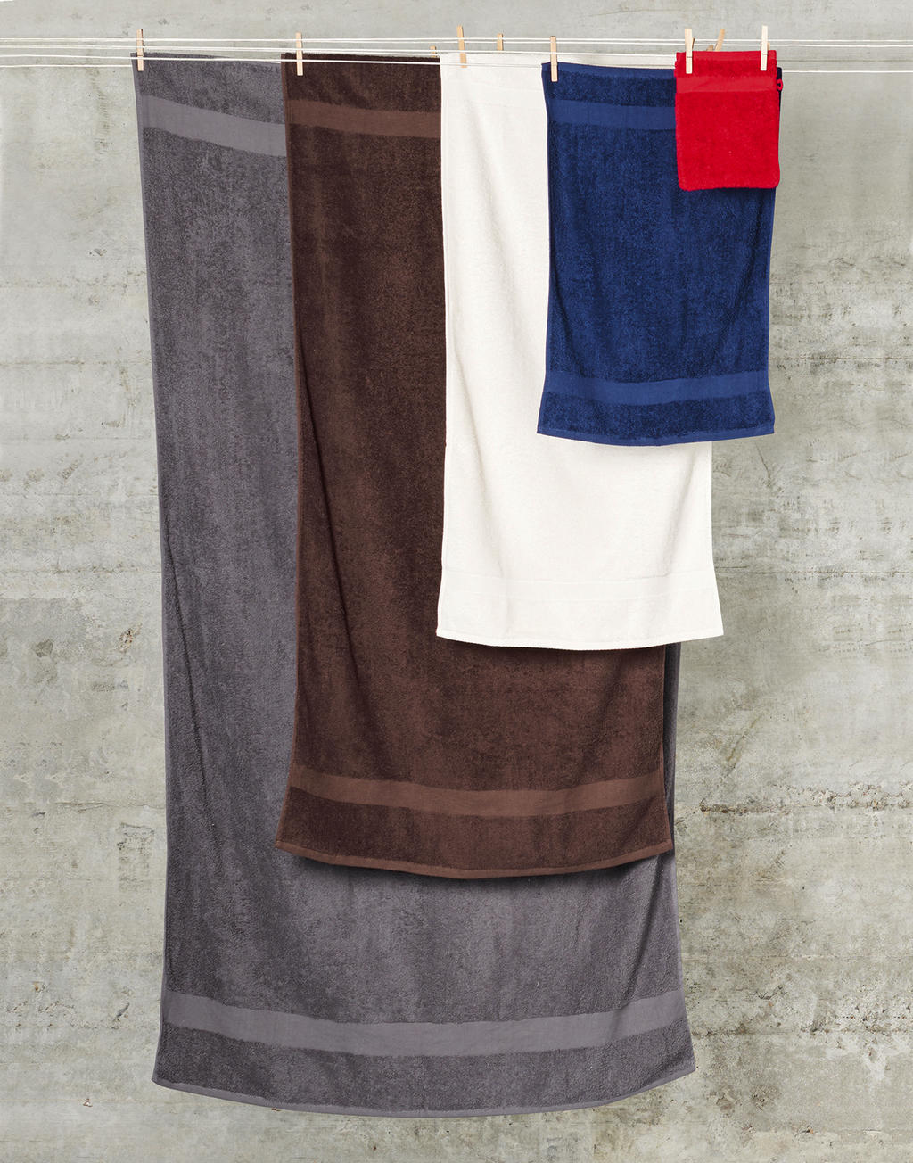 Seine Hand Towel 50x100 cm in Farbe White