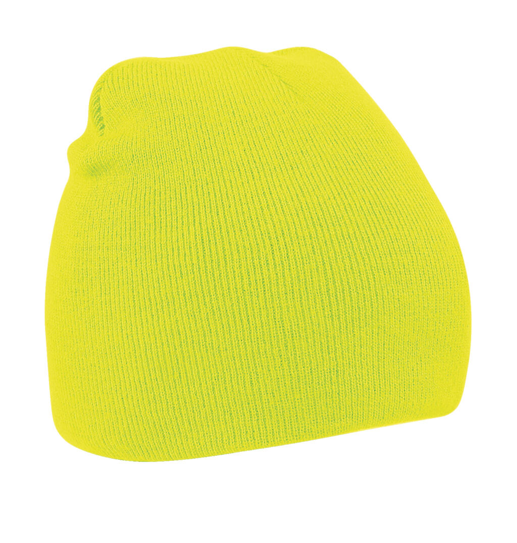 Original Pull-On Beanie in Farbe Fluorescent Yellow