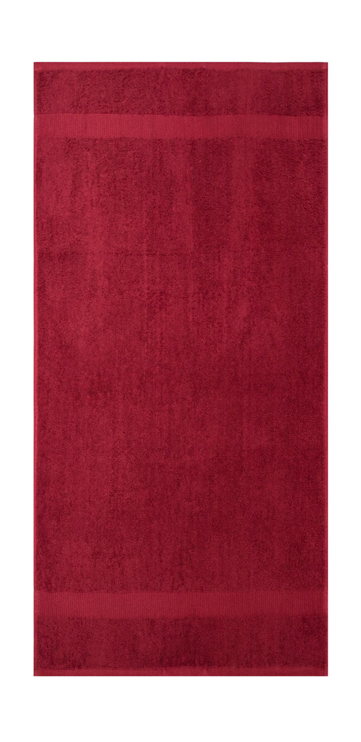 Tiber Bath Towel 70x140 cm in Farbe Rich Red