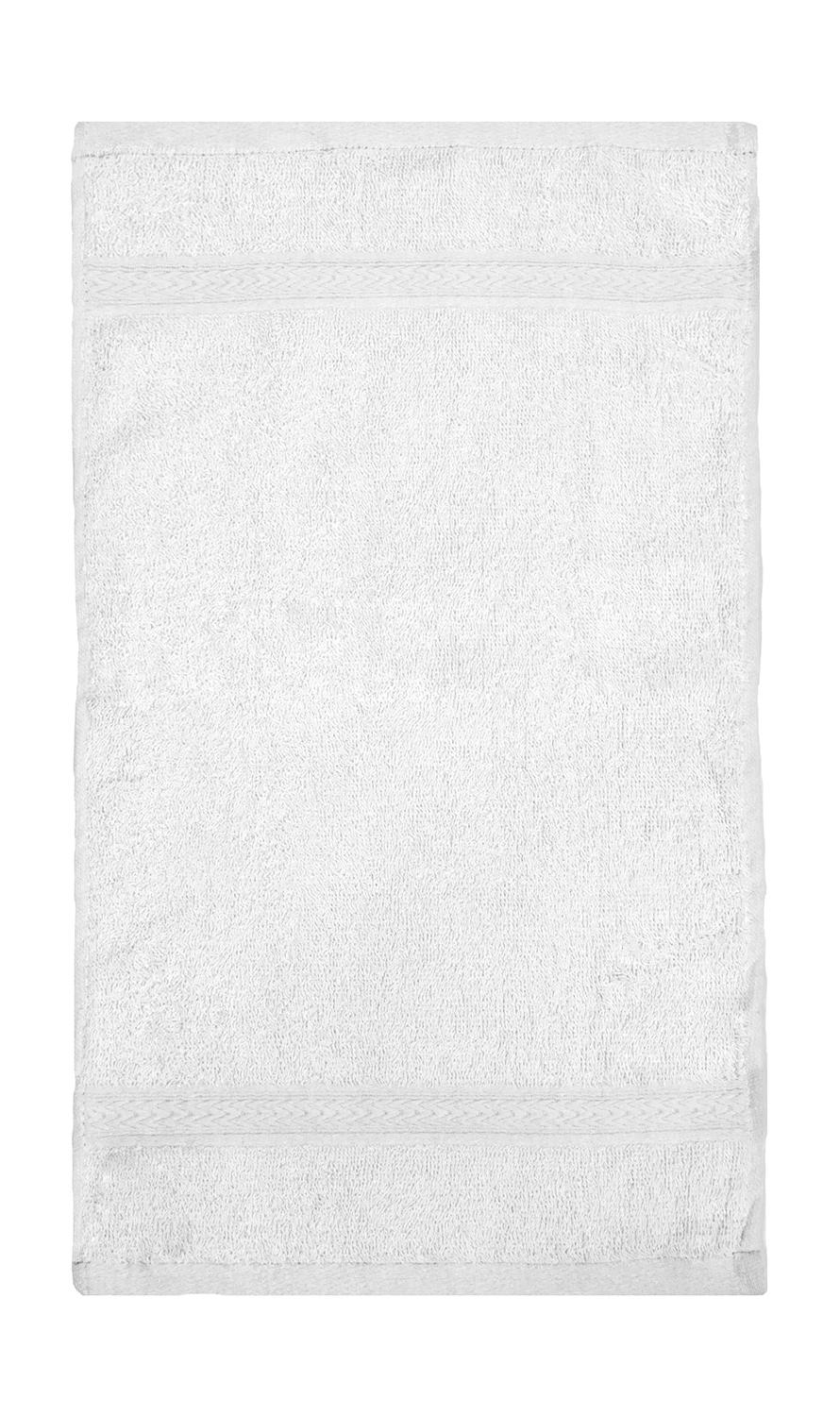 Rhine Guest Towel 30x50 cm in Farbe White