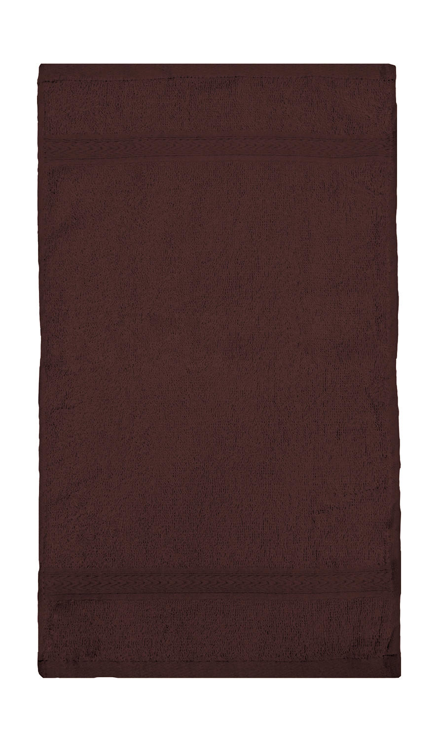 Rhine Guest Towel 30x50 cm in Farbe Chocolate