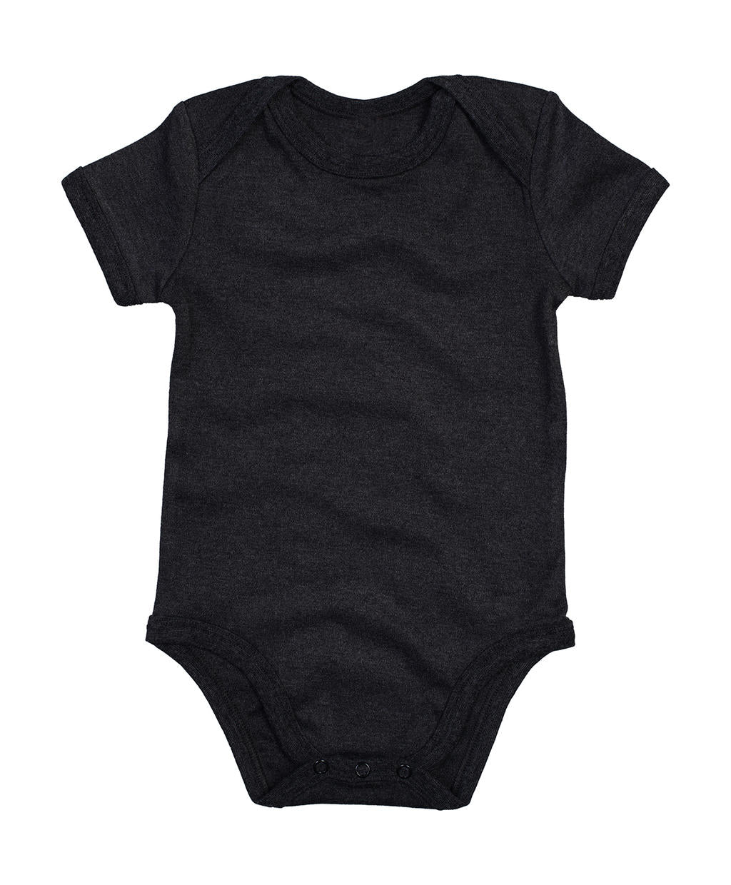 Baby Bodysuit in Farbe Charcoal Grey Melange Organic