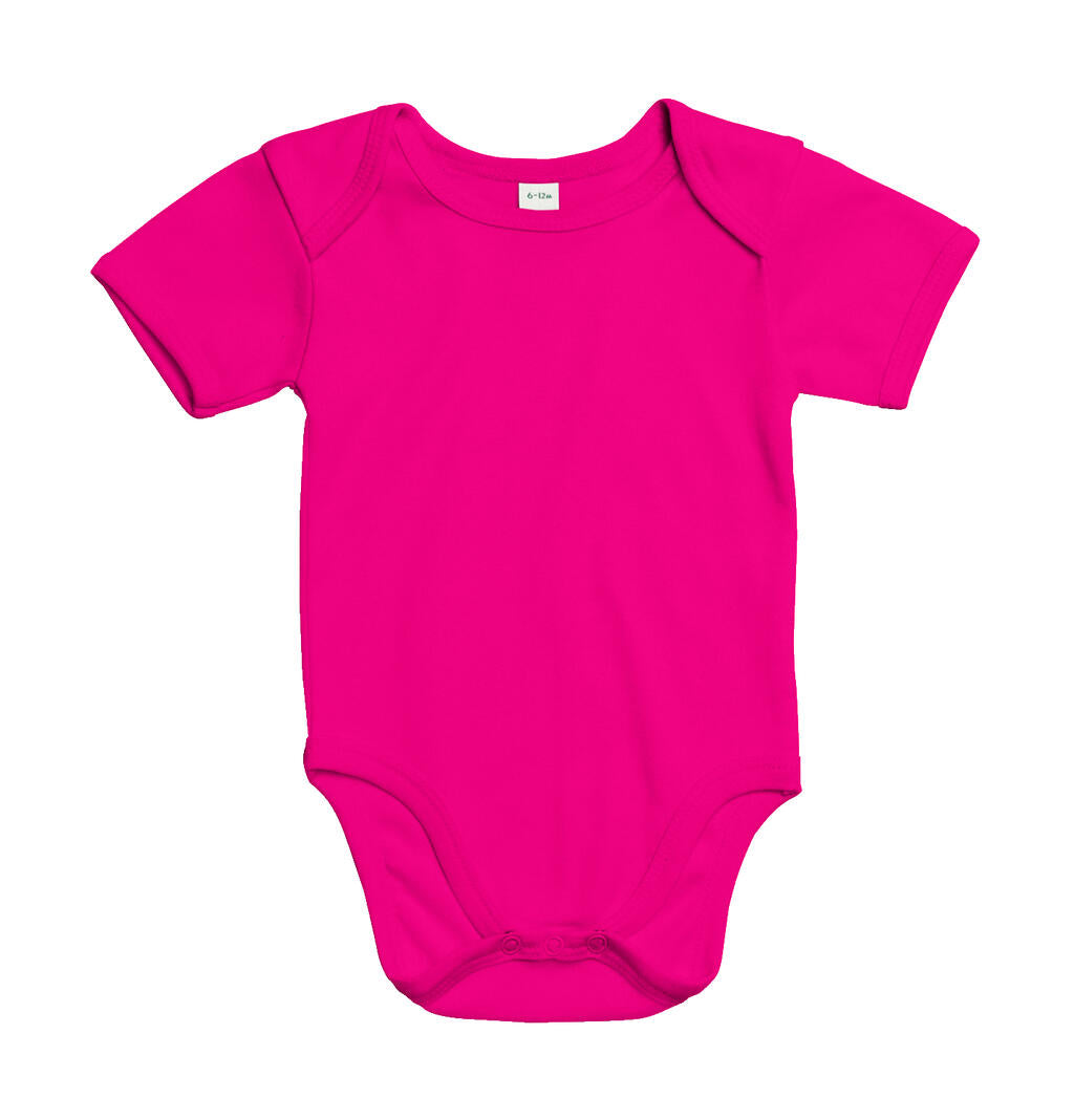 Baby Bodysuit in Farbe Fuchsia Organic