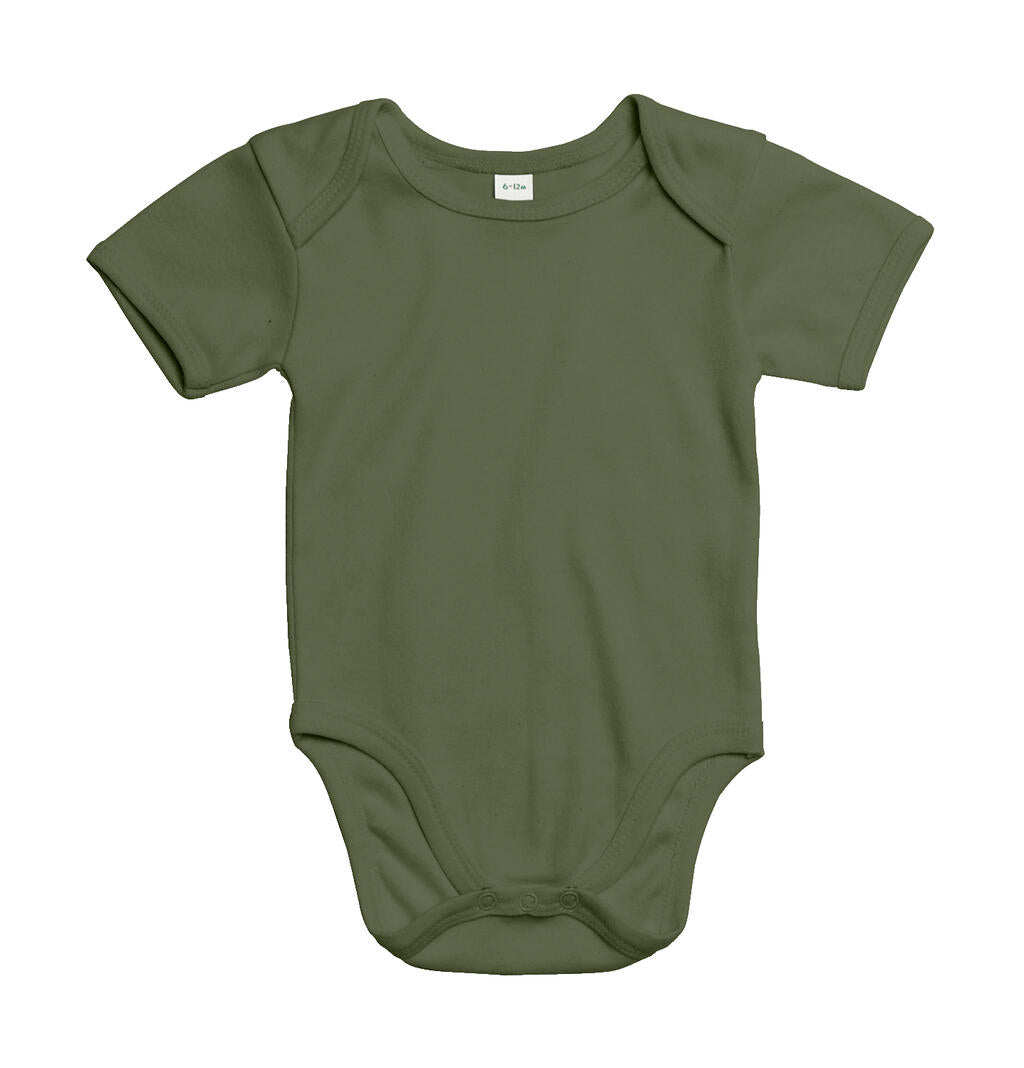 Baby Bodysuit in Farbe Light Olive Organic
