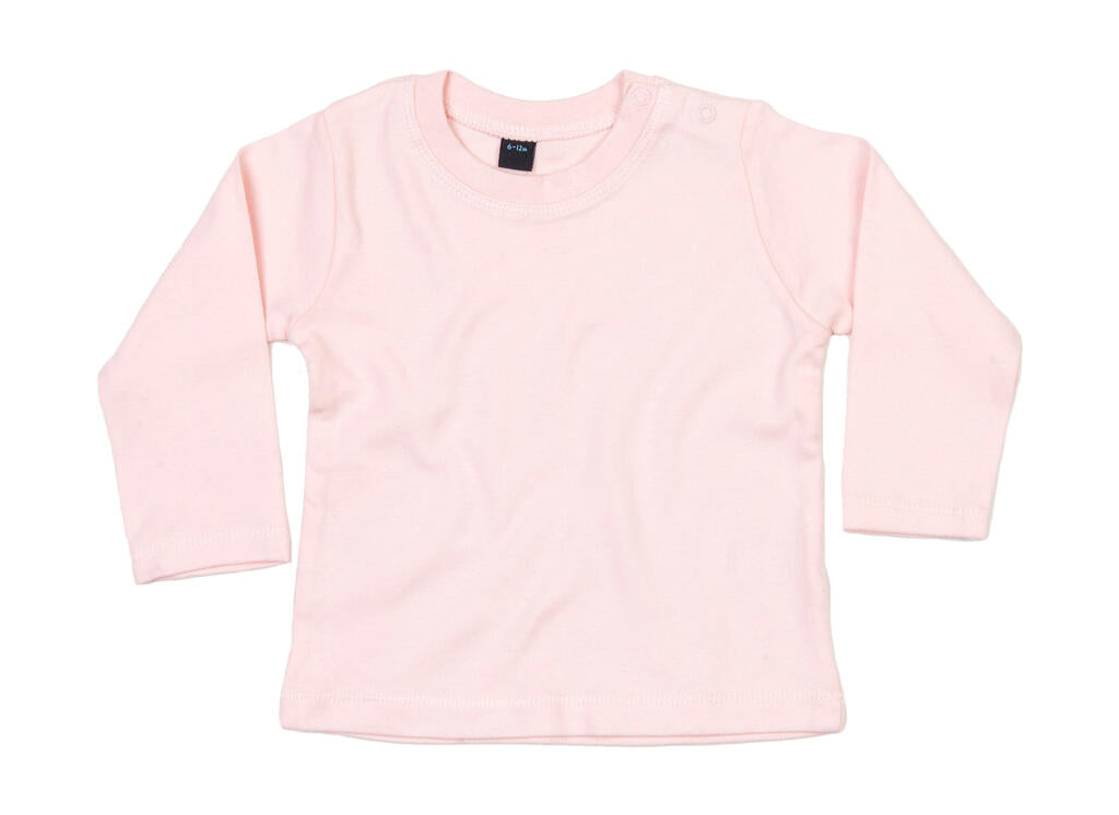 Baby Longsleeve Top in Farbe Powder Pink