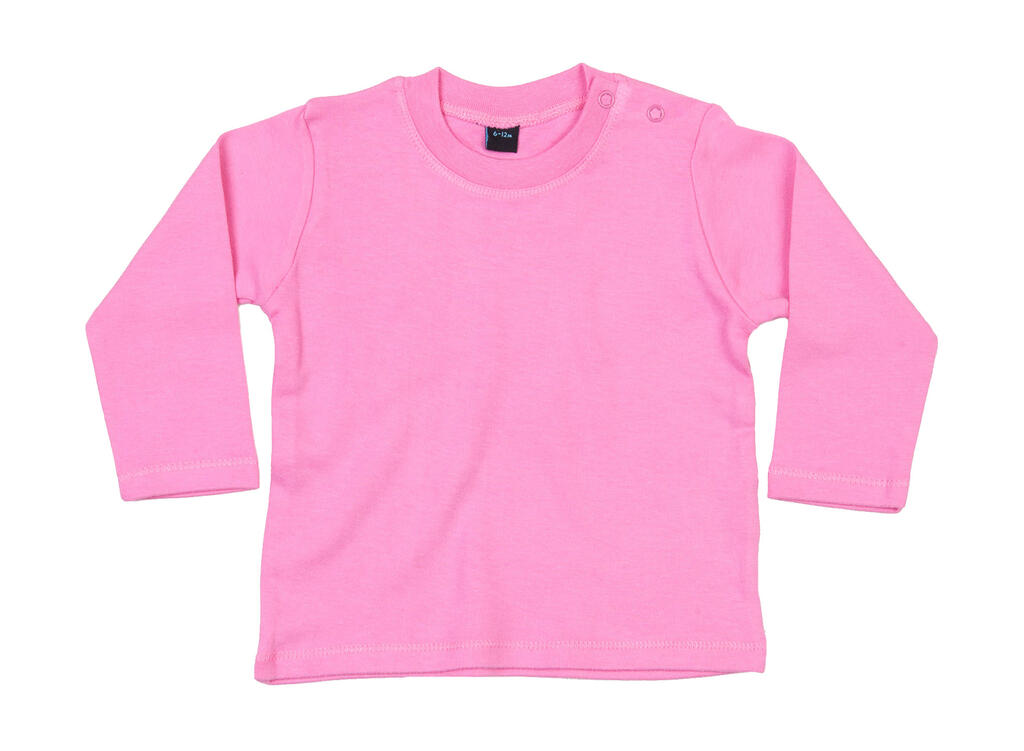 Baby Longsleeve Top in Farbe Bubble Gum Pink