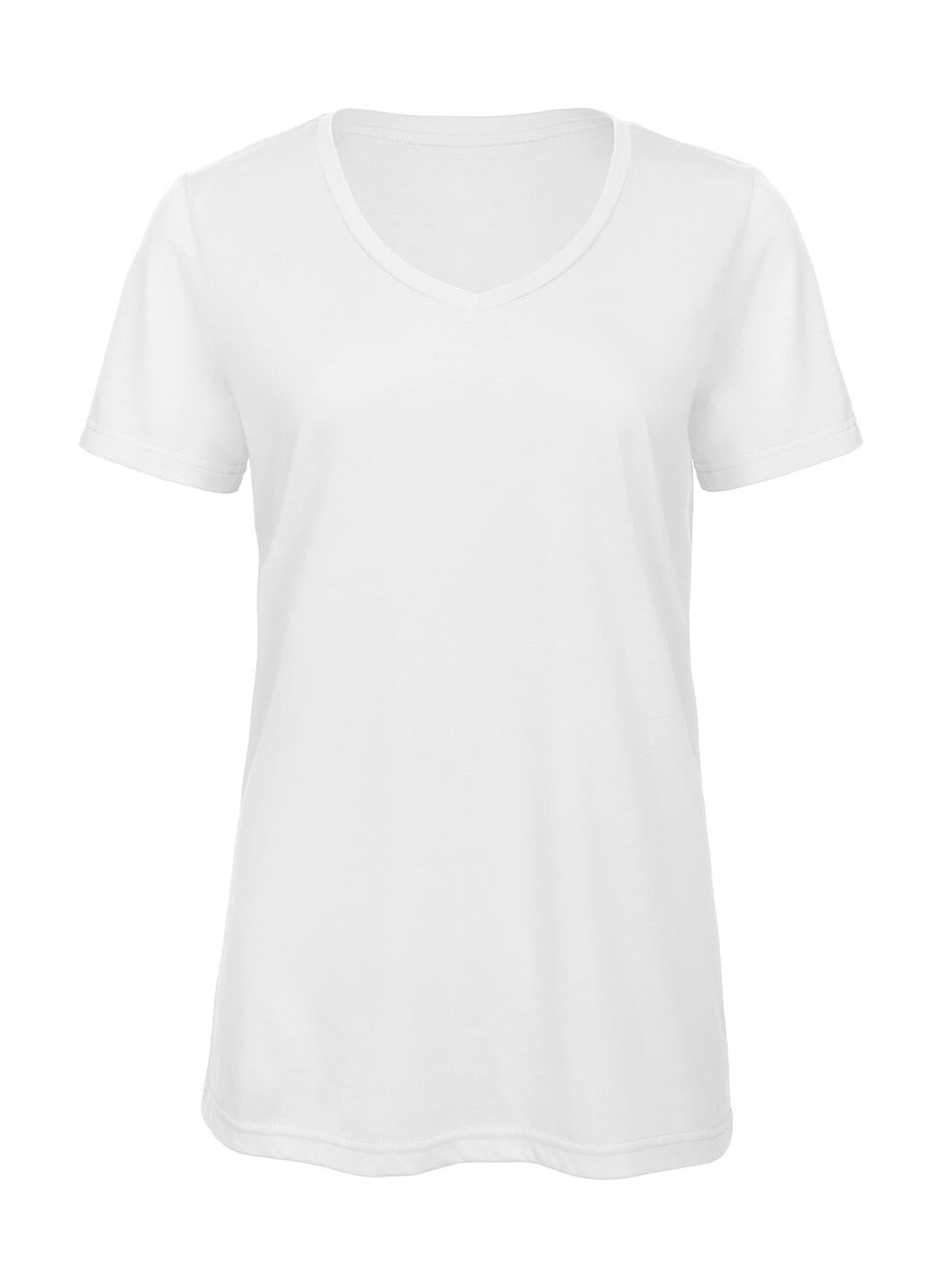V Triblend/women T-Shirt in Farbe White