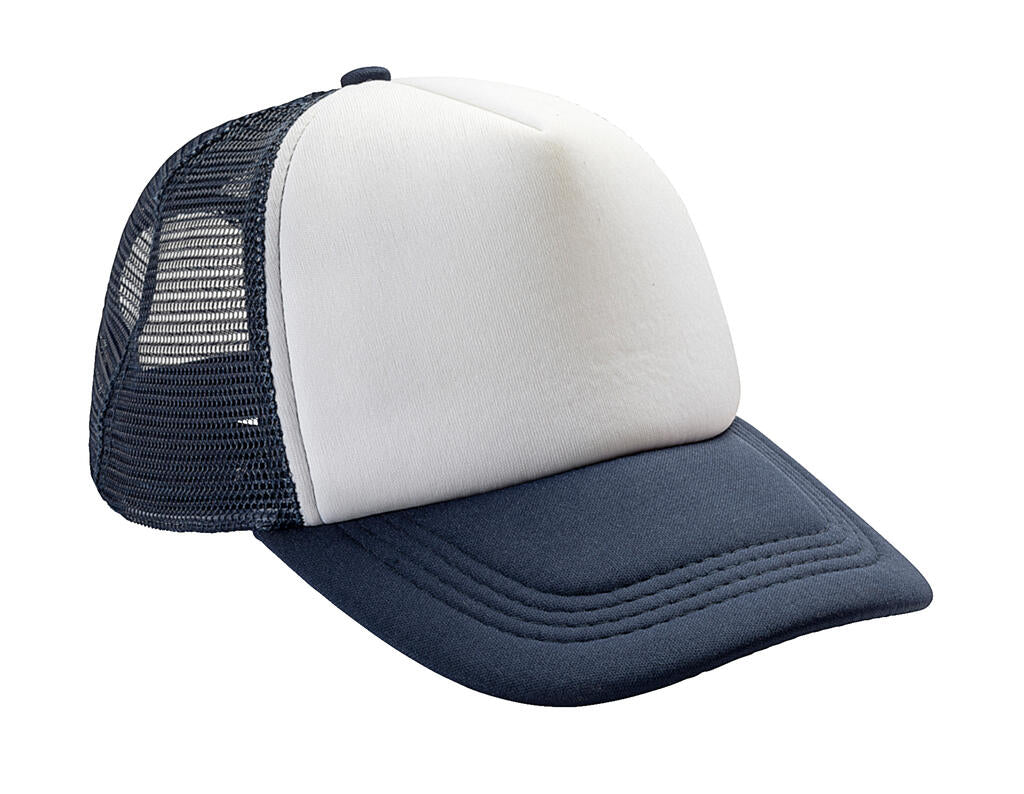 Detroit ½ Mesh Truckers Cap in Farbe Navy/White