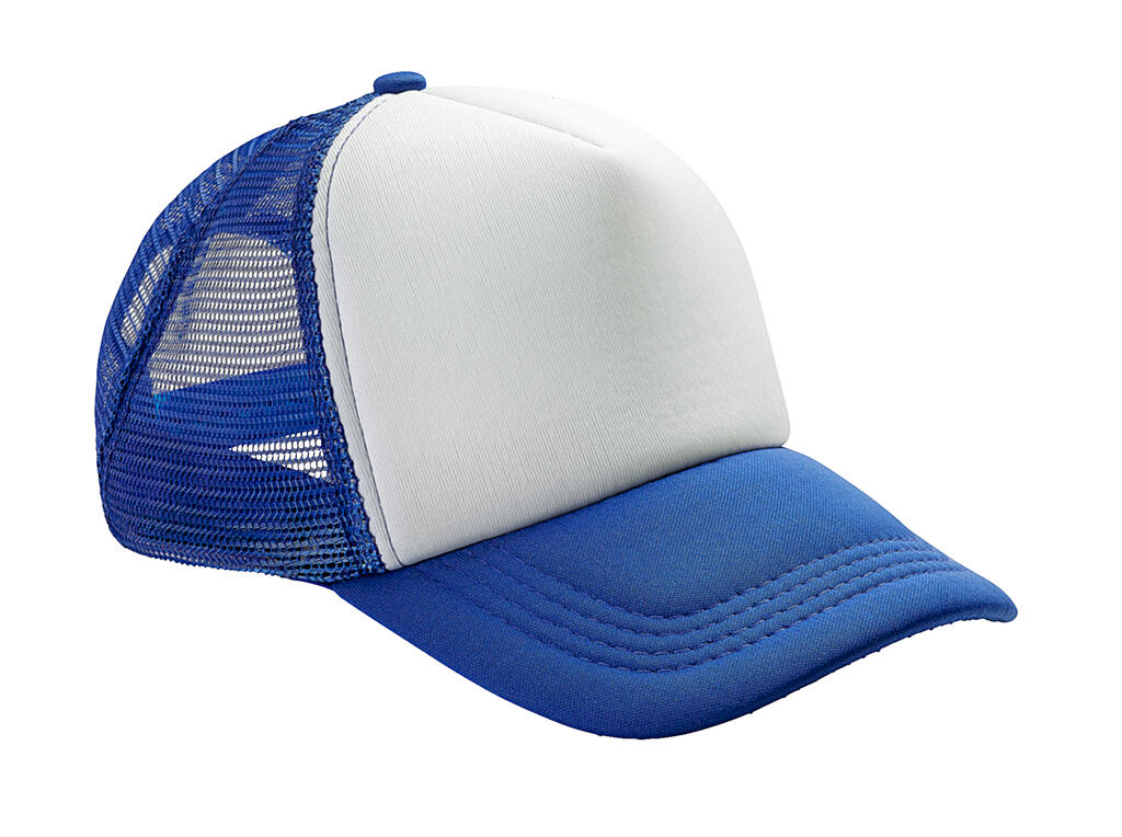Detroit ½ Mesh Truckers Cap in Farbe Royal/White