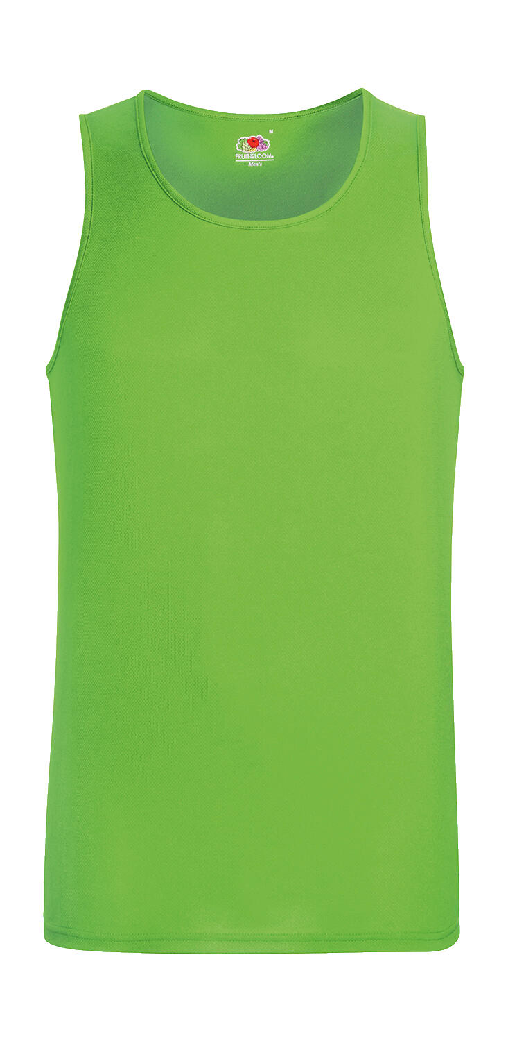 Performance Vest in Farbe Lime Green