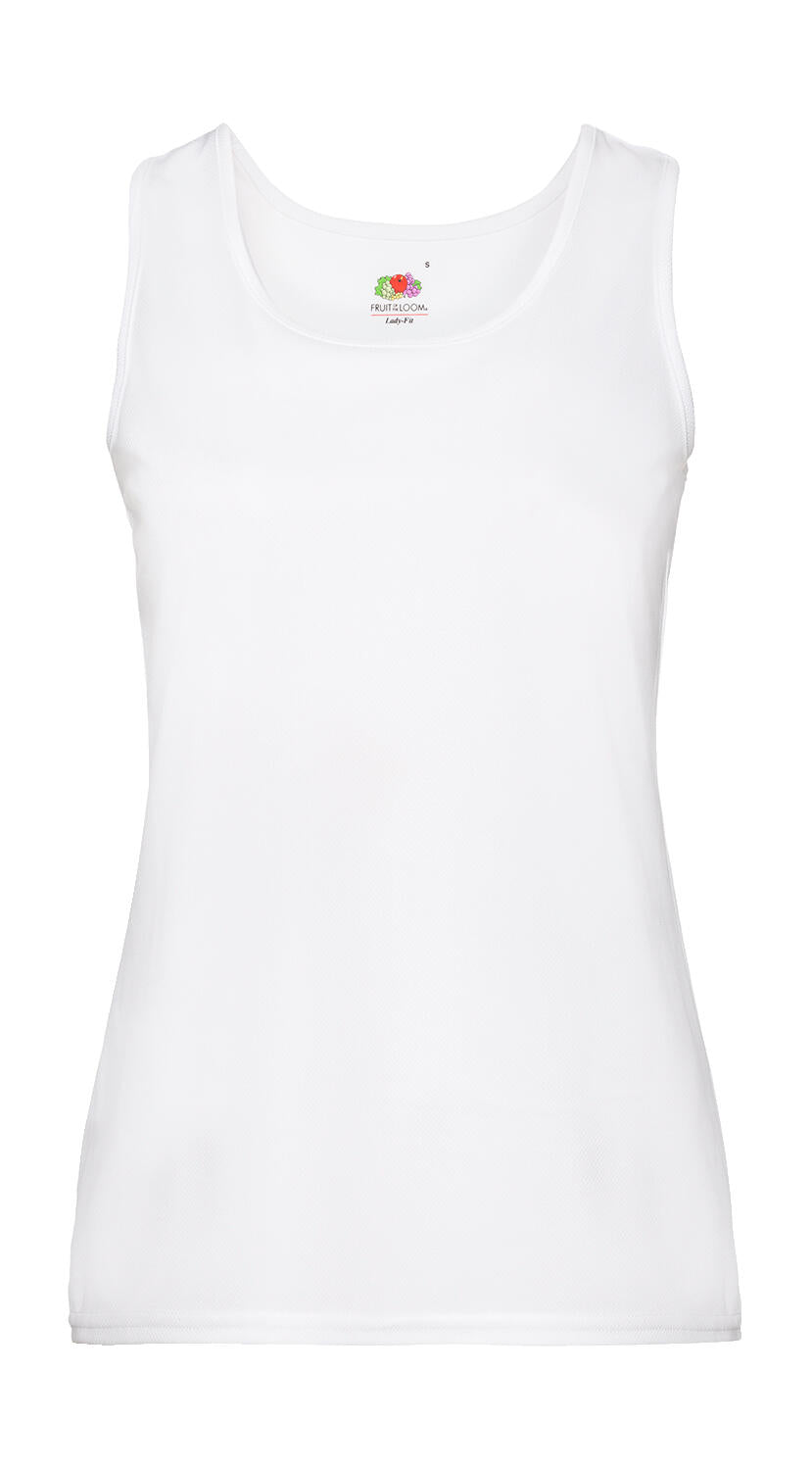 Ladies' Performance Vest in Farbe White