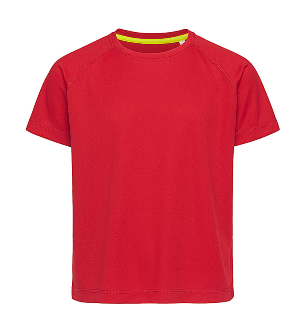 Active 140 Raglan Kids in Farbe Crimson Red