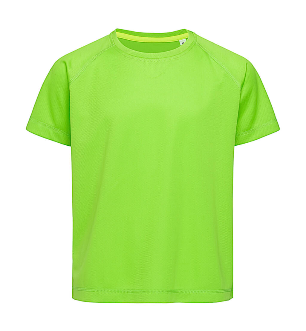 Active 140 Raglan Kids in Farbe Kiwi Green