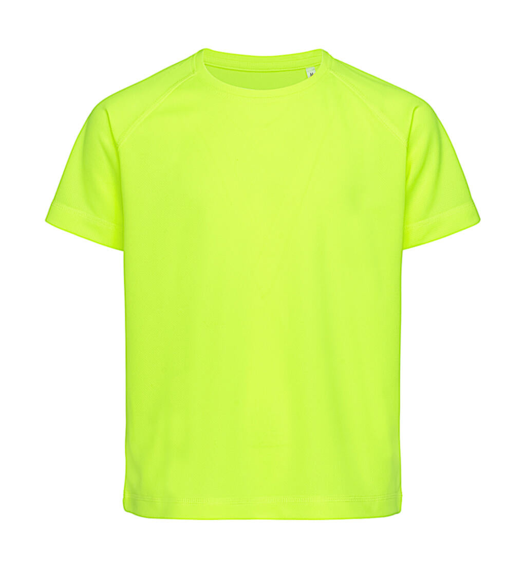Active 140 Raglan Kids in Farbe Cyber Yellow