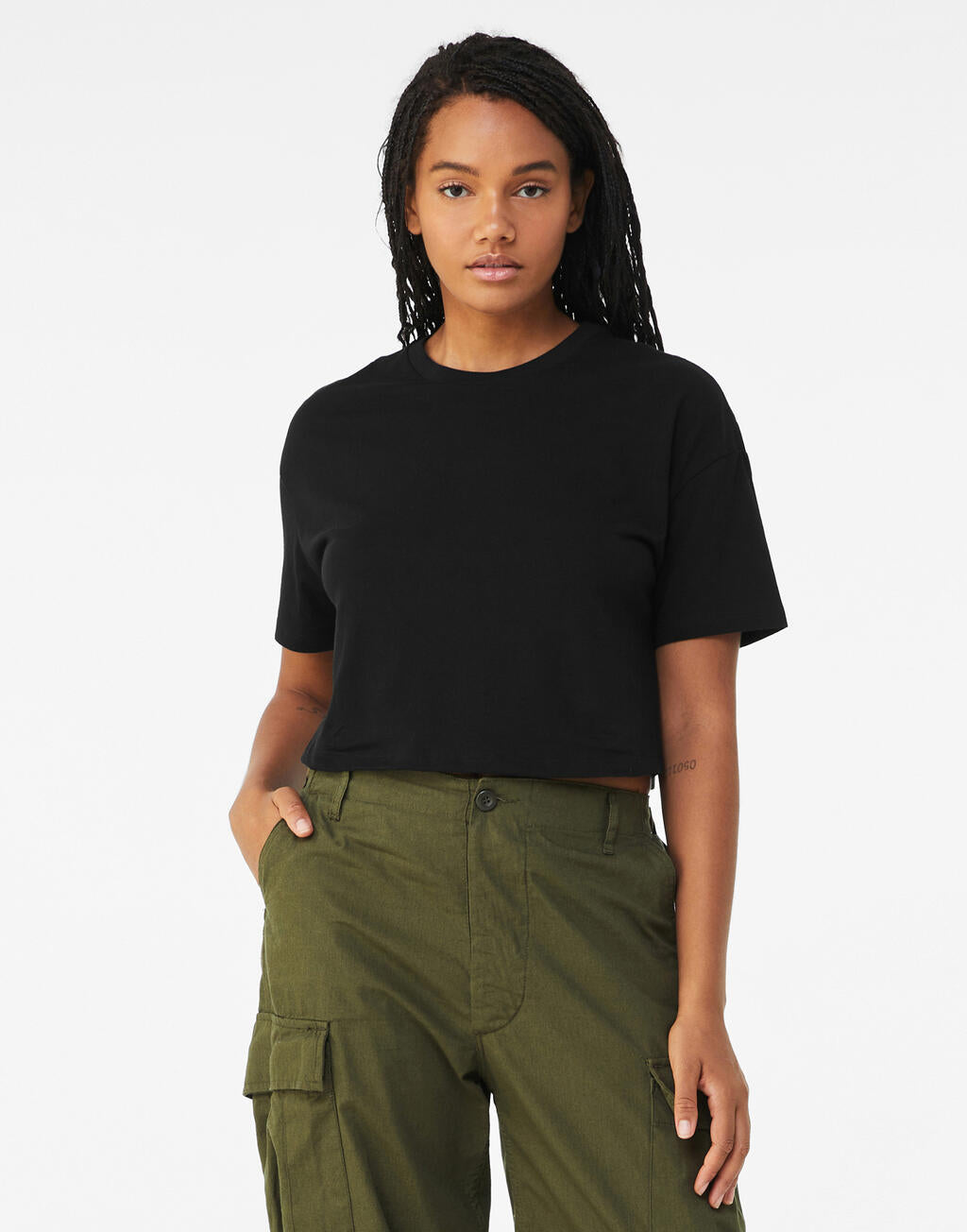 Women's Jersey Crop Tee - ShirtStore