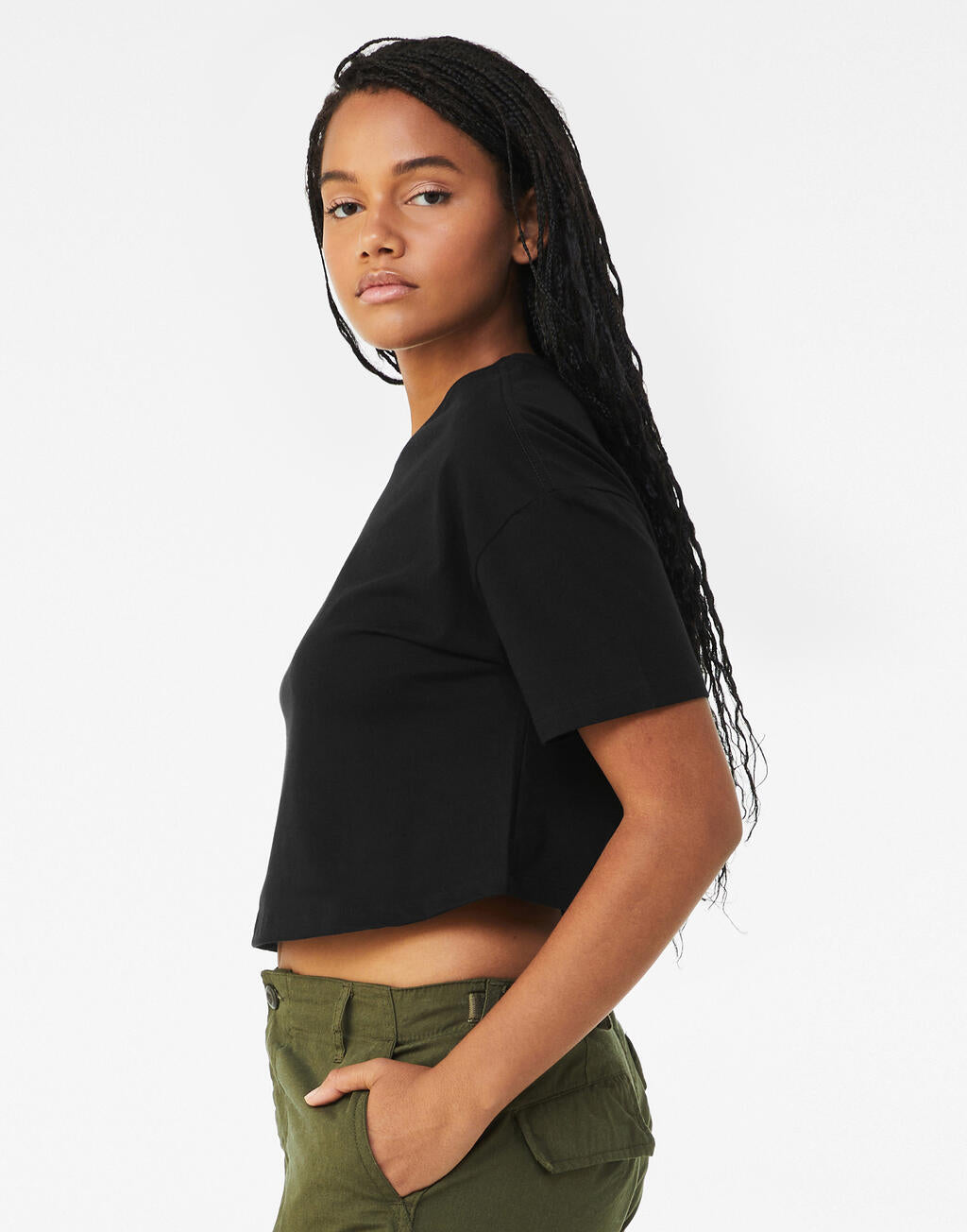 Women's Jersey Crop Tee - ShirtStore