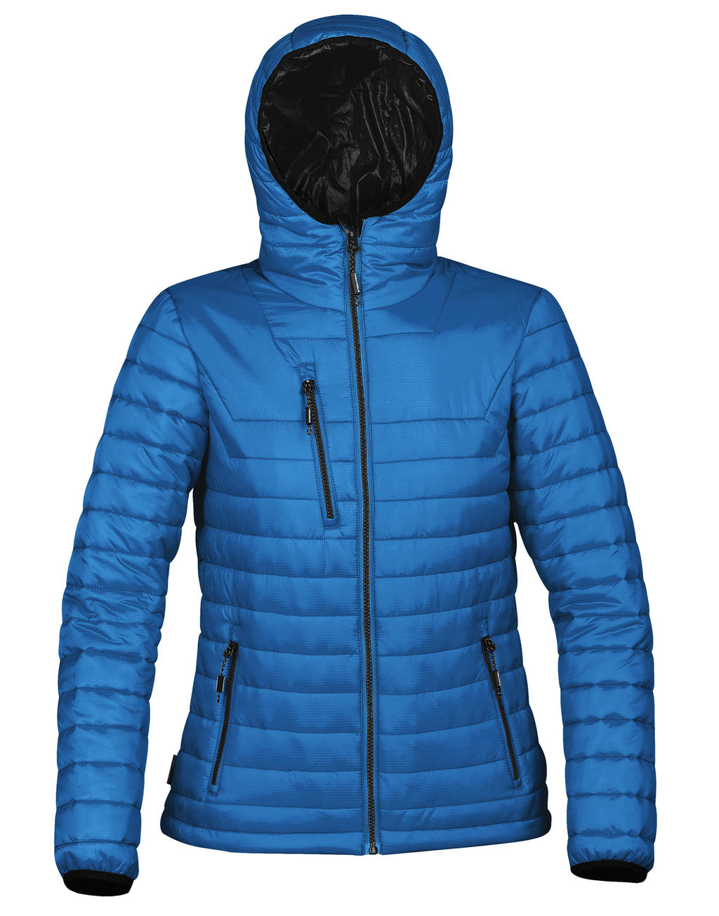 Women's Gravity Thermal Jacket in Farbe Black/True Red