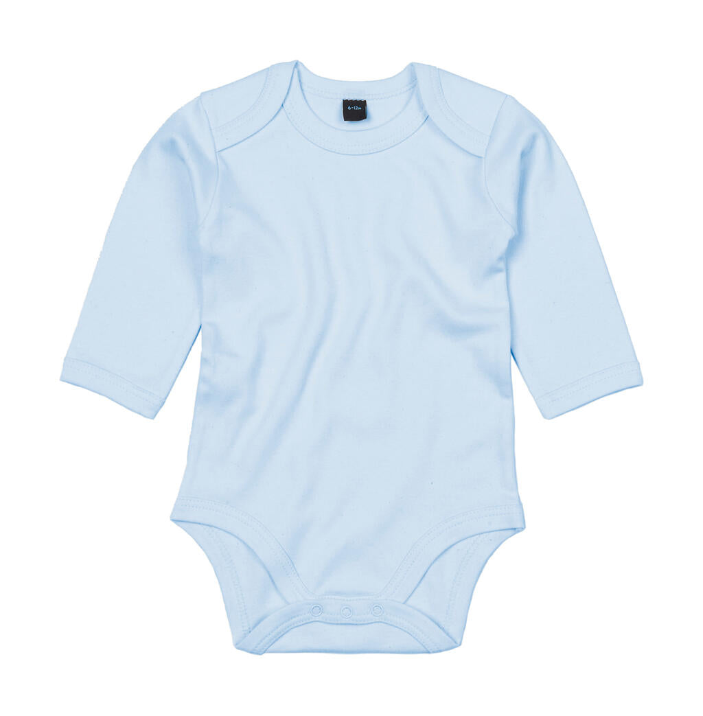 Baby long Sleeve Bodysuit in Farbe Dusty Blue