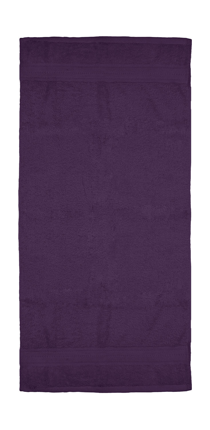 Rhine Hand Towel 50x100 cm in Farbe Aubergine