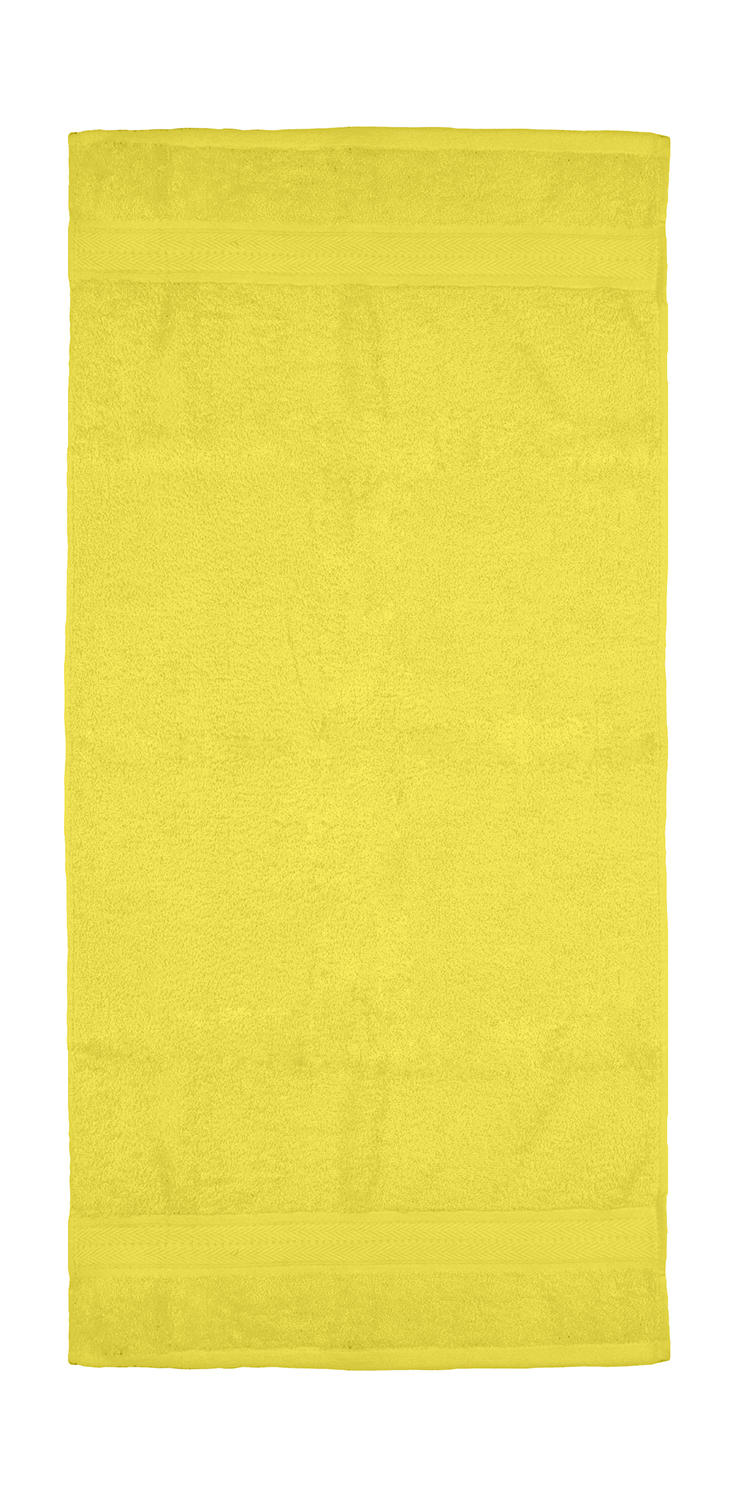 Rhine Hand Towel 50x100 cm in Farbe Bright Yellow