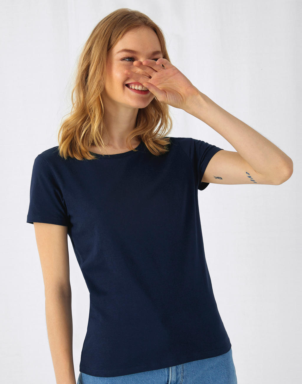 #E150 /women T-Shirt in Farbe White