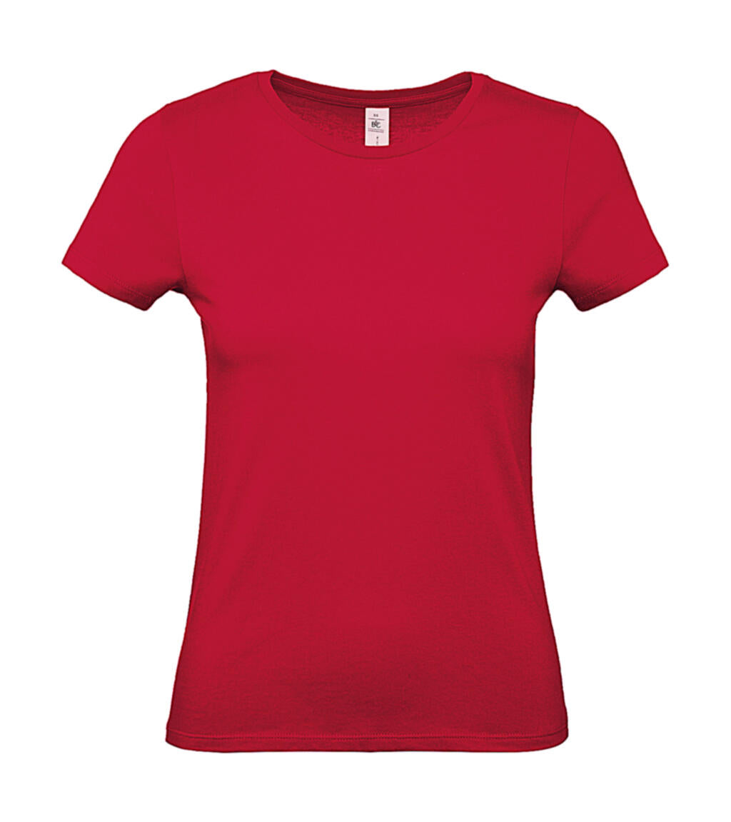#E150 /women T-Shirt in Farbe Deep Red