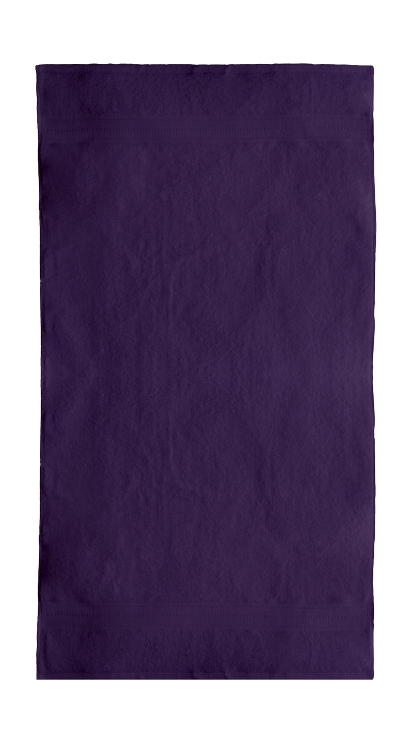 Rhine Bath Towel 70x140 cm in Farbe Aubergine