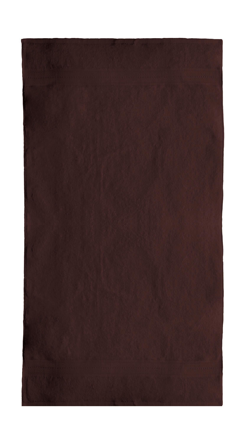 Rhine Bath Towel 70x140 cm in Farbe Chocolate