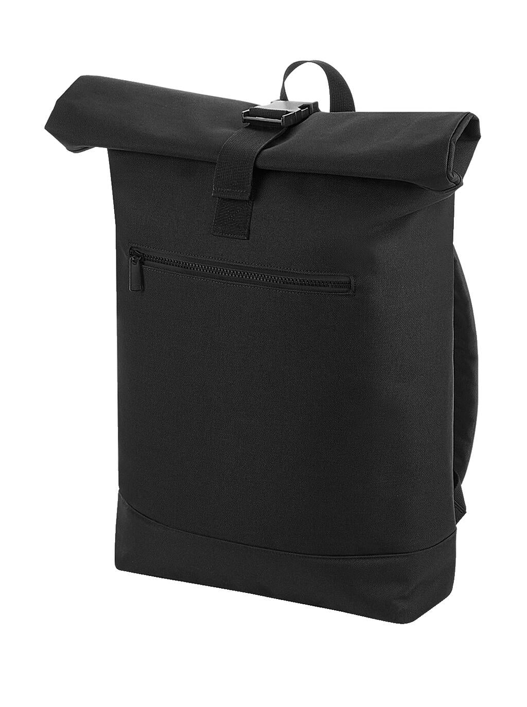 Roll-Top Backpack in Farbe Black