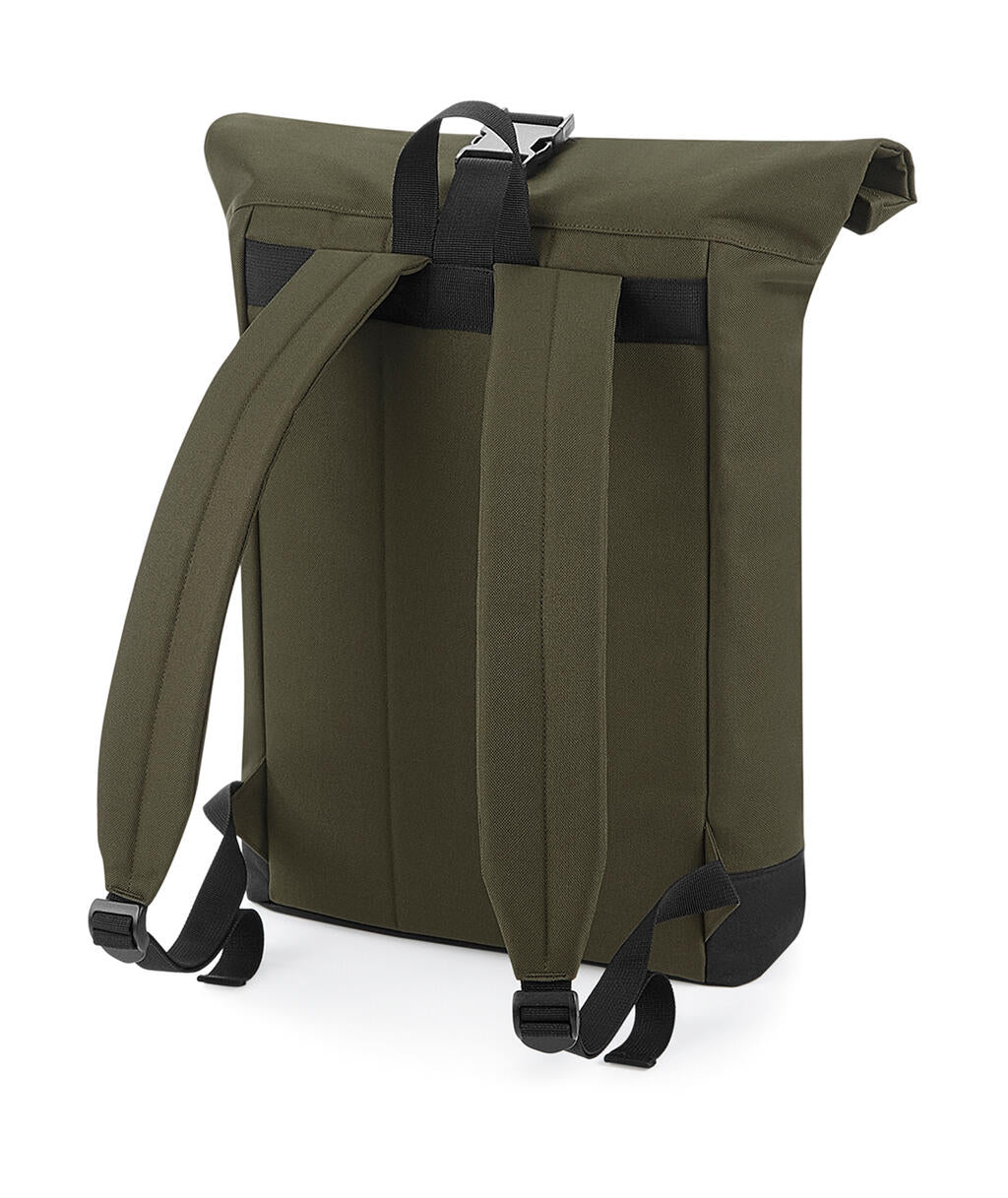 Roll-Top Backpack in Farbe Black