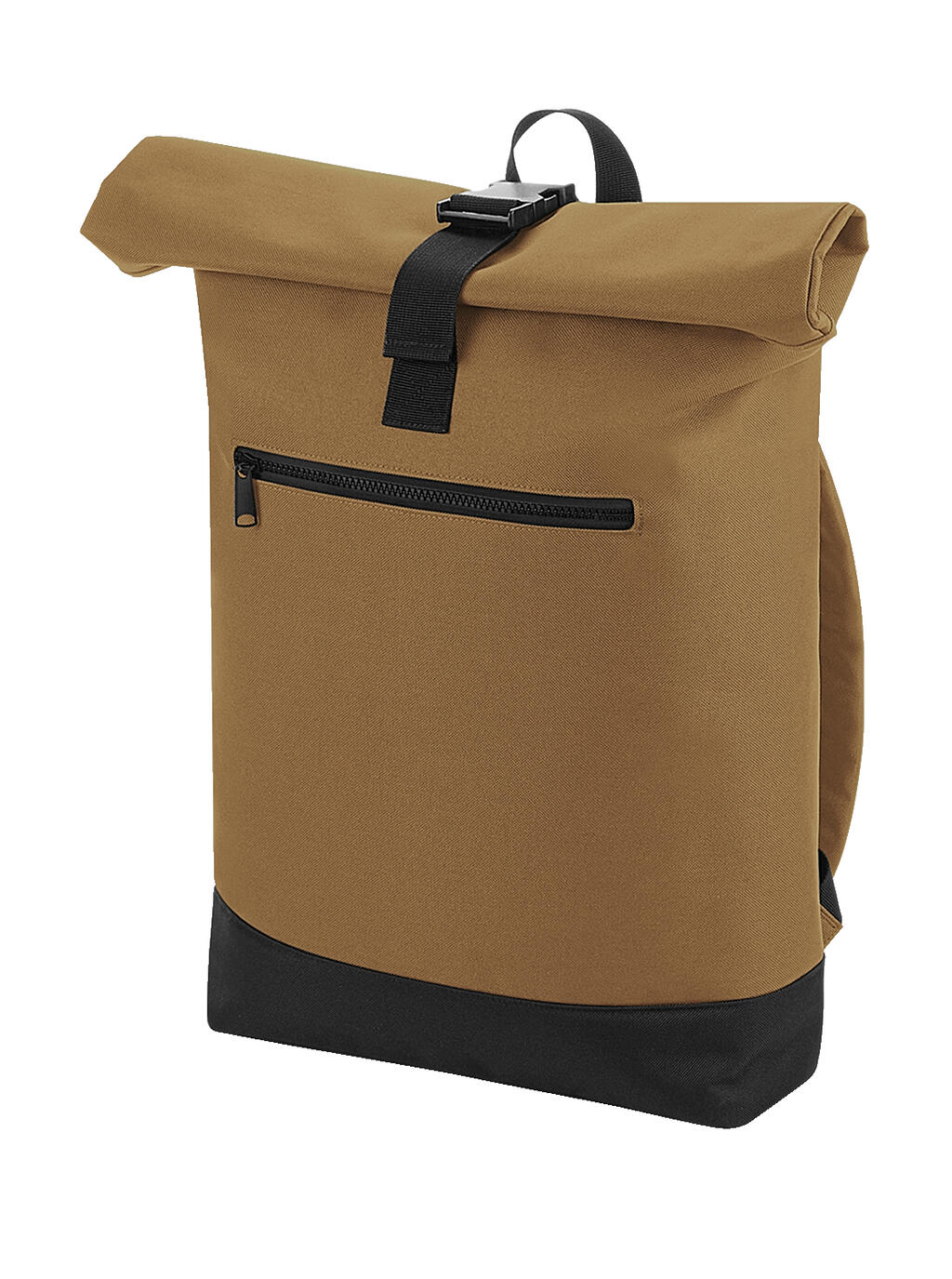 Roll-Top Backpack in Farbe Caramel
