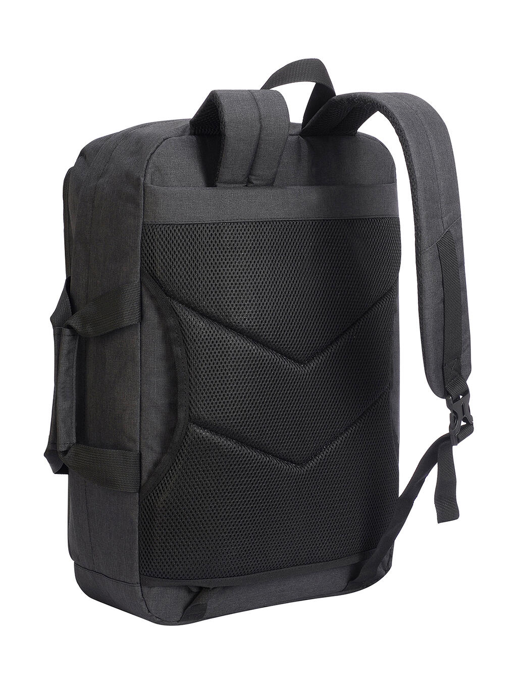 Bordeaux Hybrid Laptop Briefcase in Farbe Charcoal Melange/Black