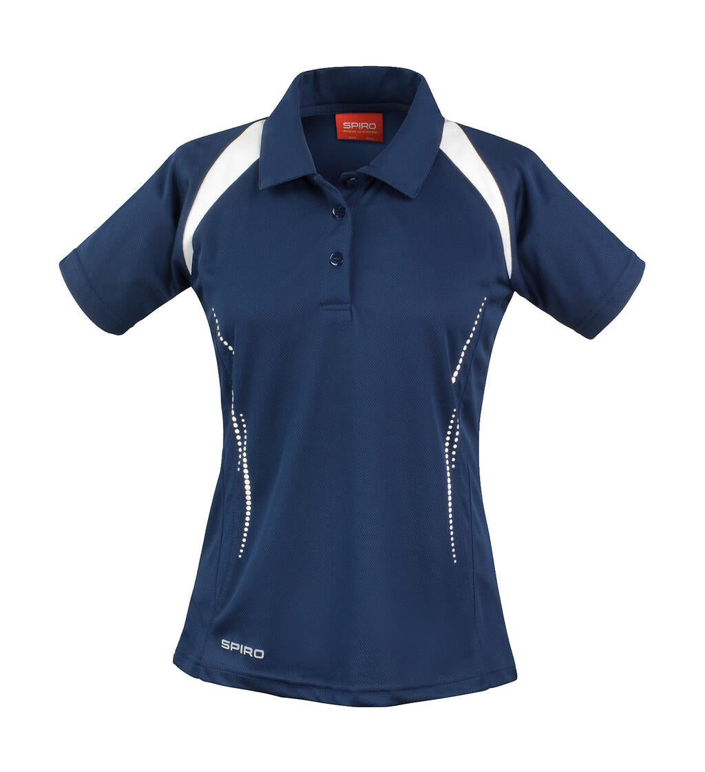 Ladies' Spiro Team Spirit Polo in Farbe Navy/White