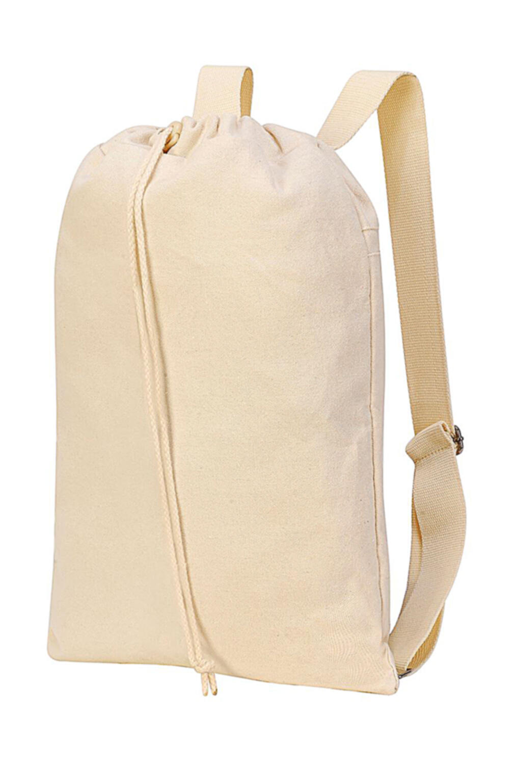 Sheffield Cotton Drawstring Backpack in Farbe Natural Washed