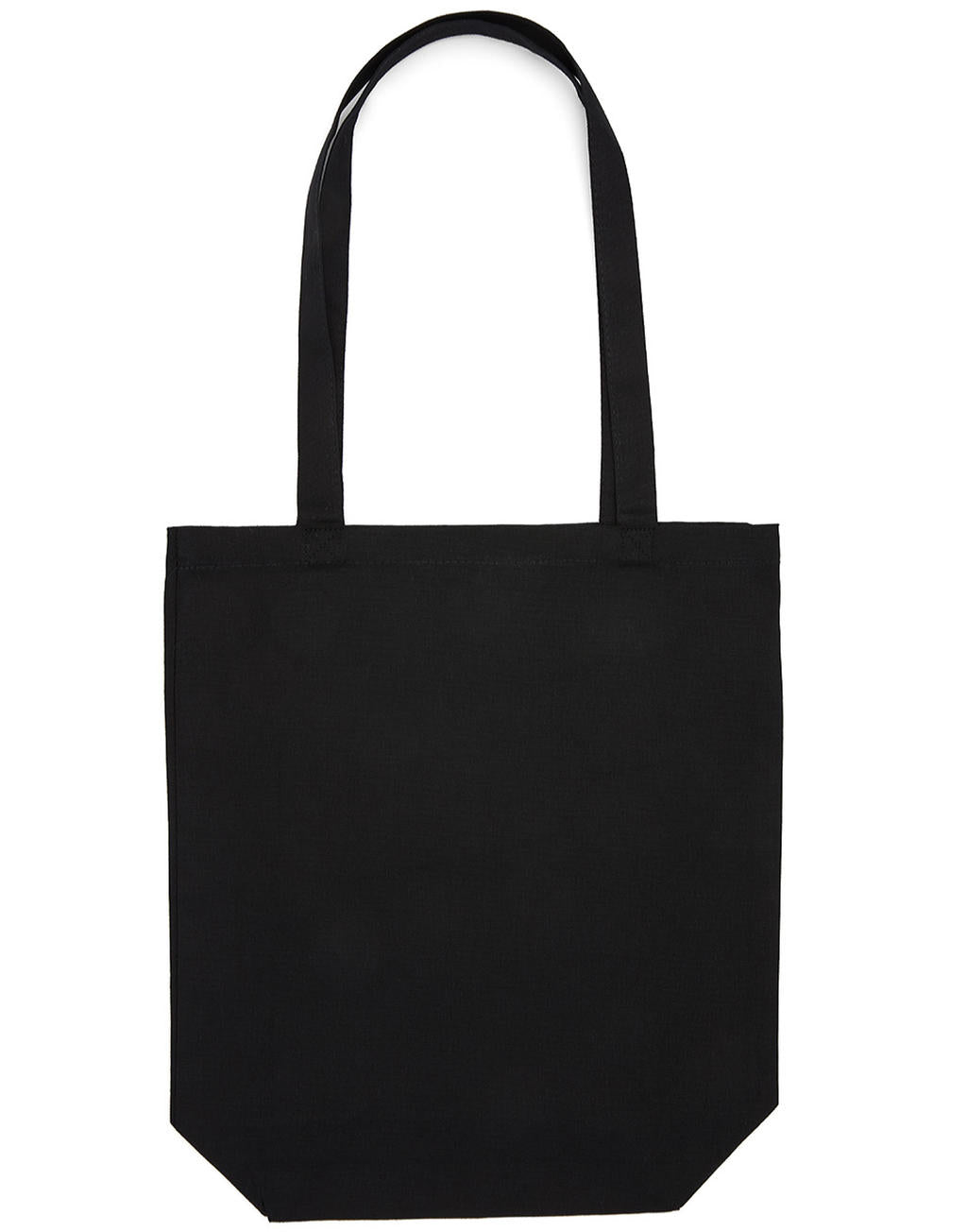 Canvas Cotton Bag LH with Gusset in Farbe Black