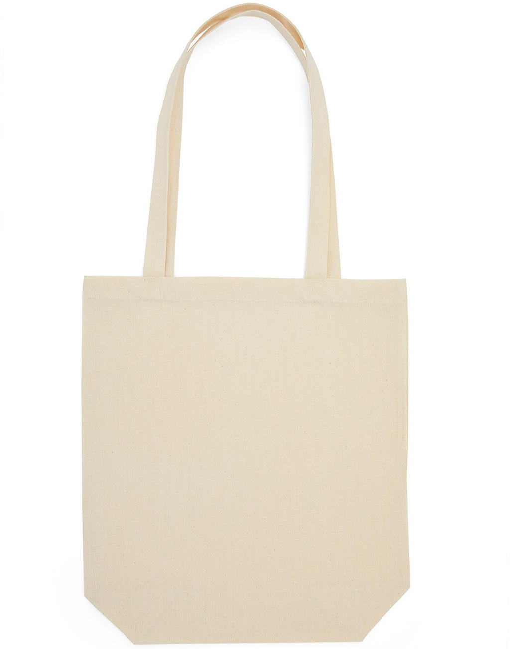Canvas Cotton Bag LH with Gusset in Farbe Natural