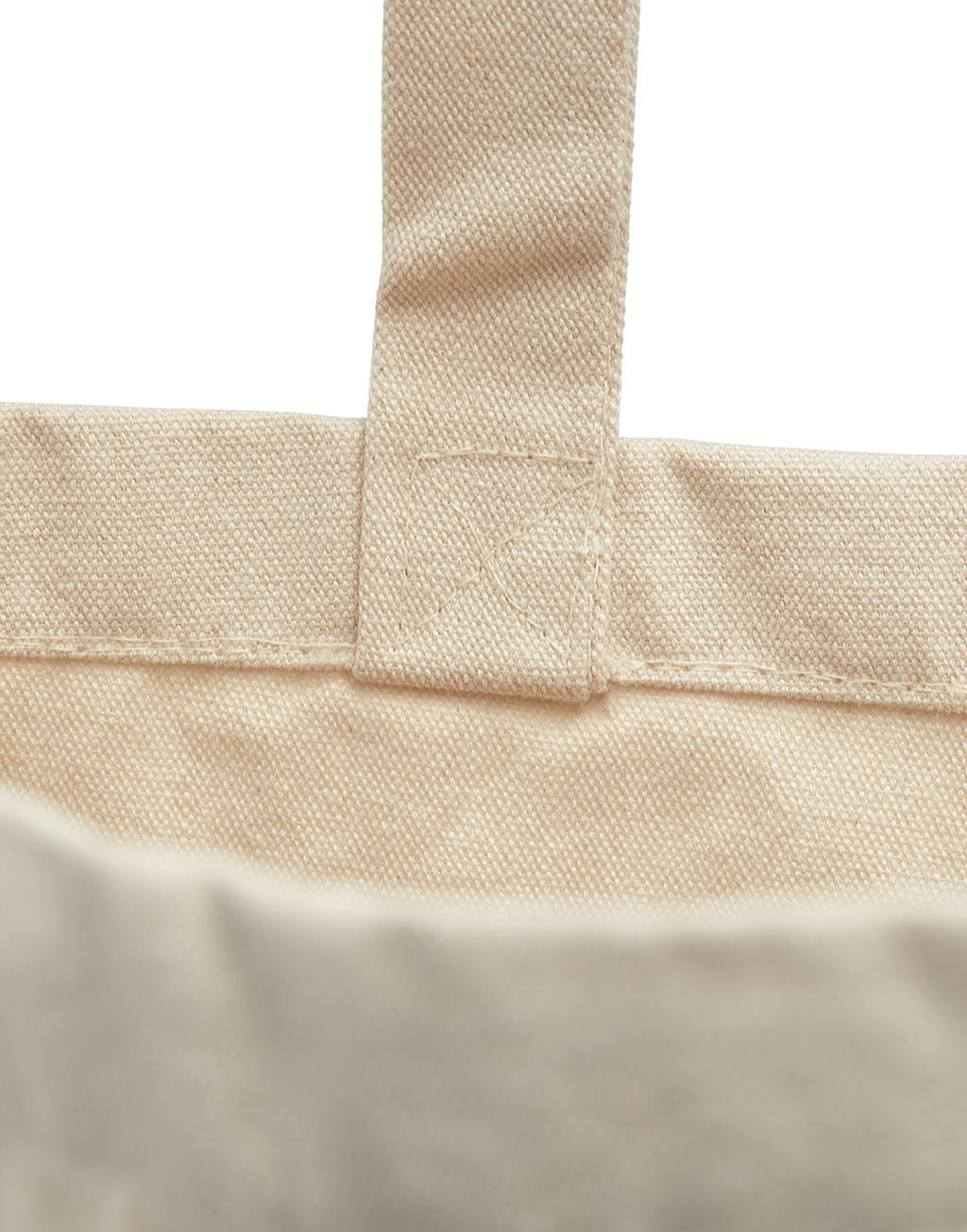 Canvas Cotton Bag LH with Gusset in Farbe Natural