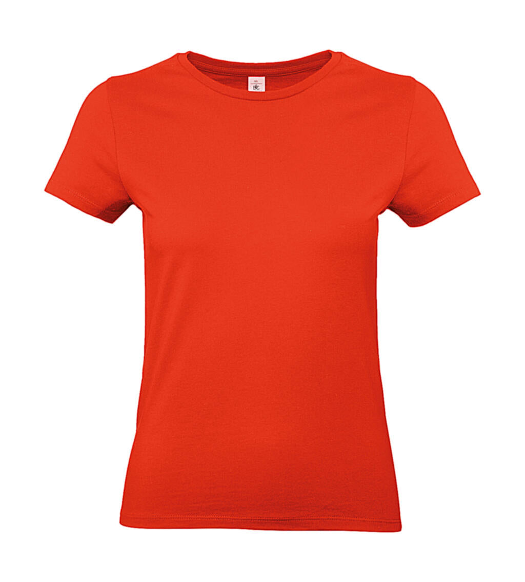 #E190 /women T-Shirt in Farbe Fire Red