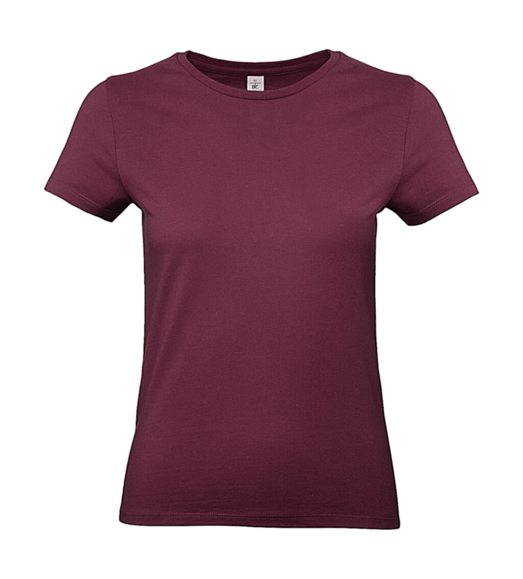#E190 /women T-Shirt in Farbe Burgundy