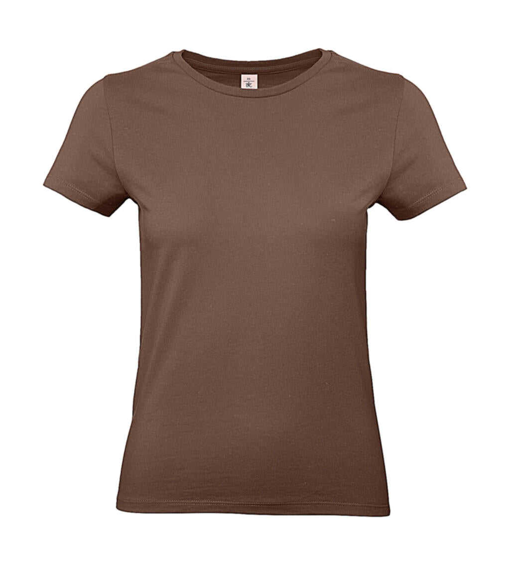 #E190 /women T-Shirt in Farbe Chocolate