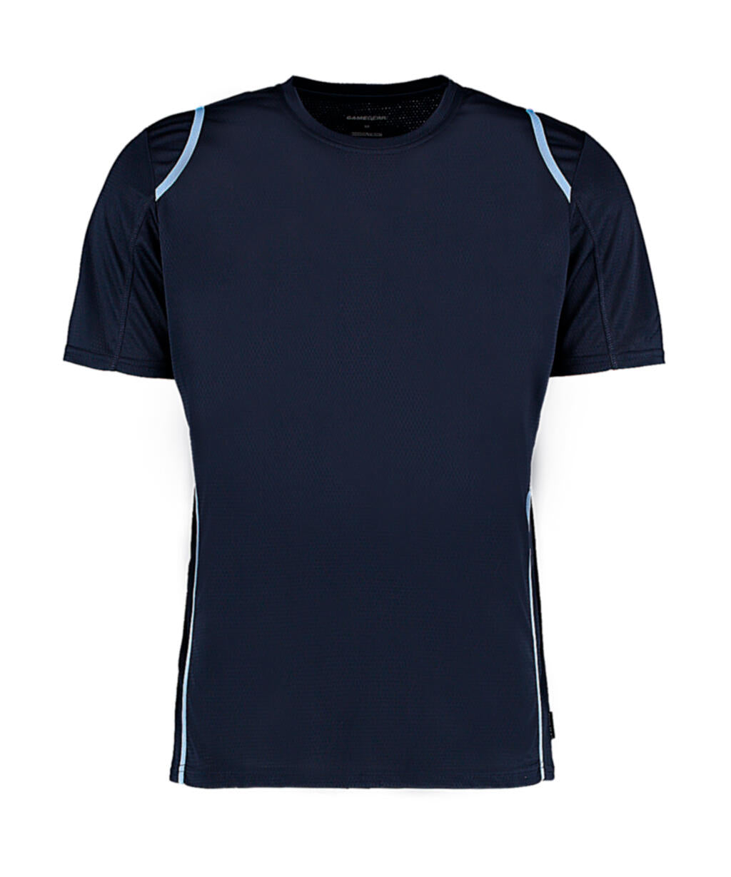 Regular Fit Cooltex® Contrast Tee in Farbe Navy/Light Blue