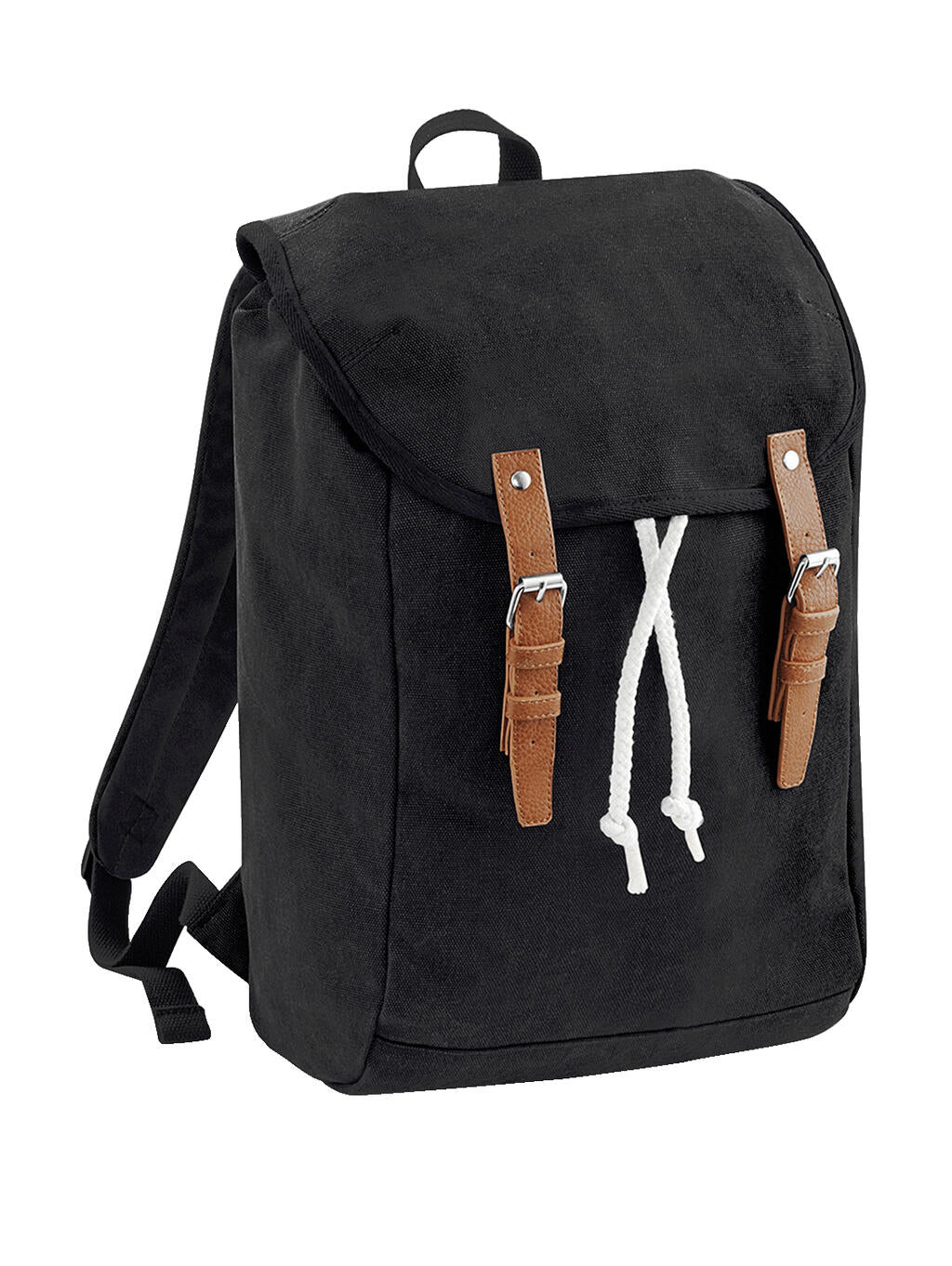 Vintage Backpack in Farbe Black