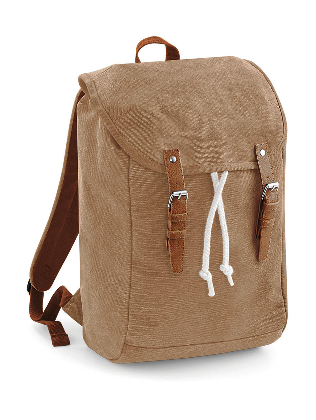 Vintage Backpack in Farbe Caramel