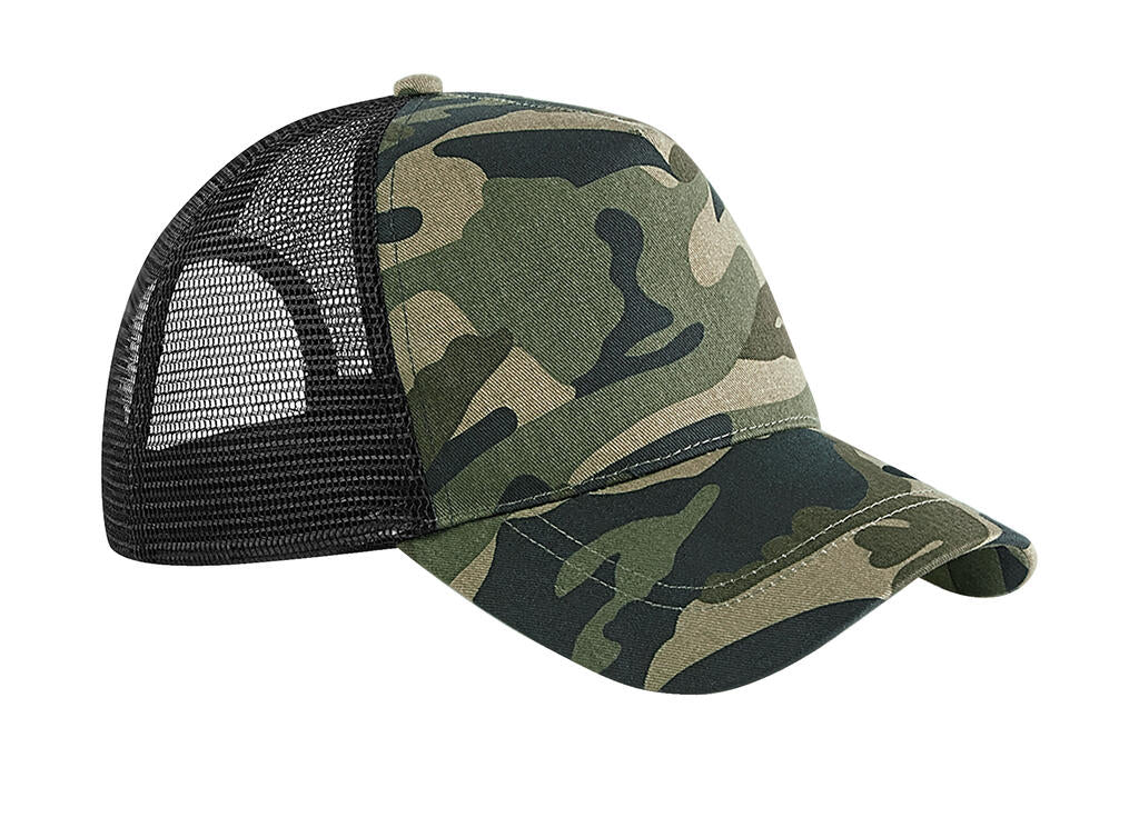 Camo Snapback Trucker in Farbe Jungle Camo
