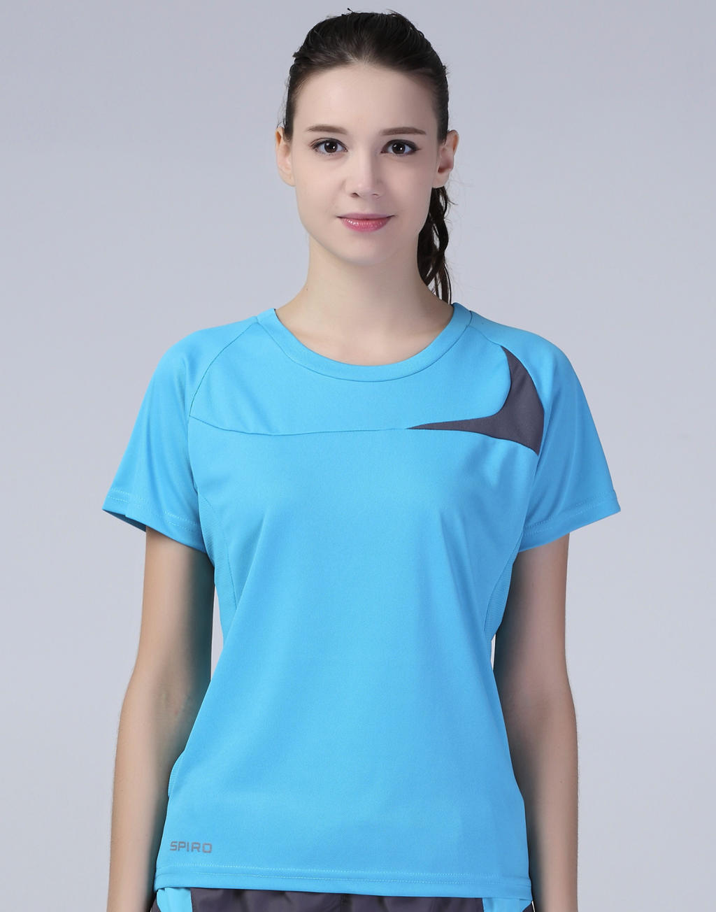Spiro Ladies' Dash Training Shirt in Farbe White/Red