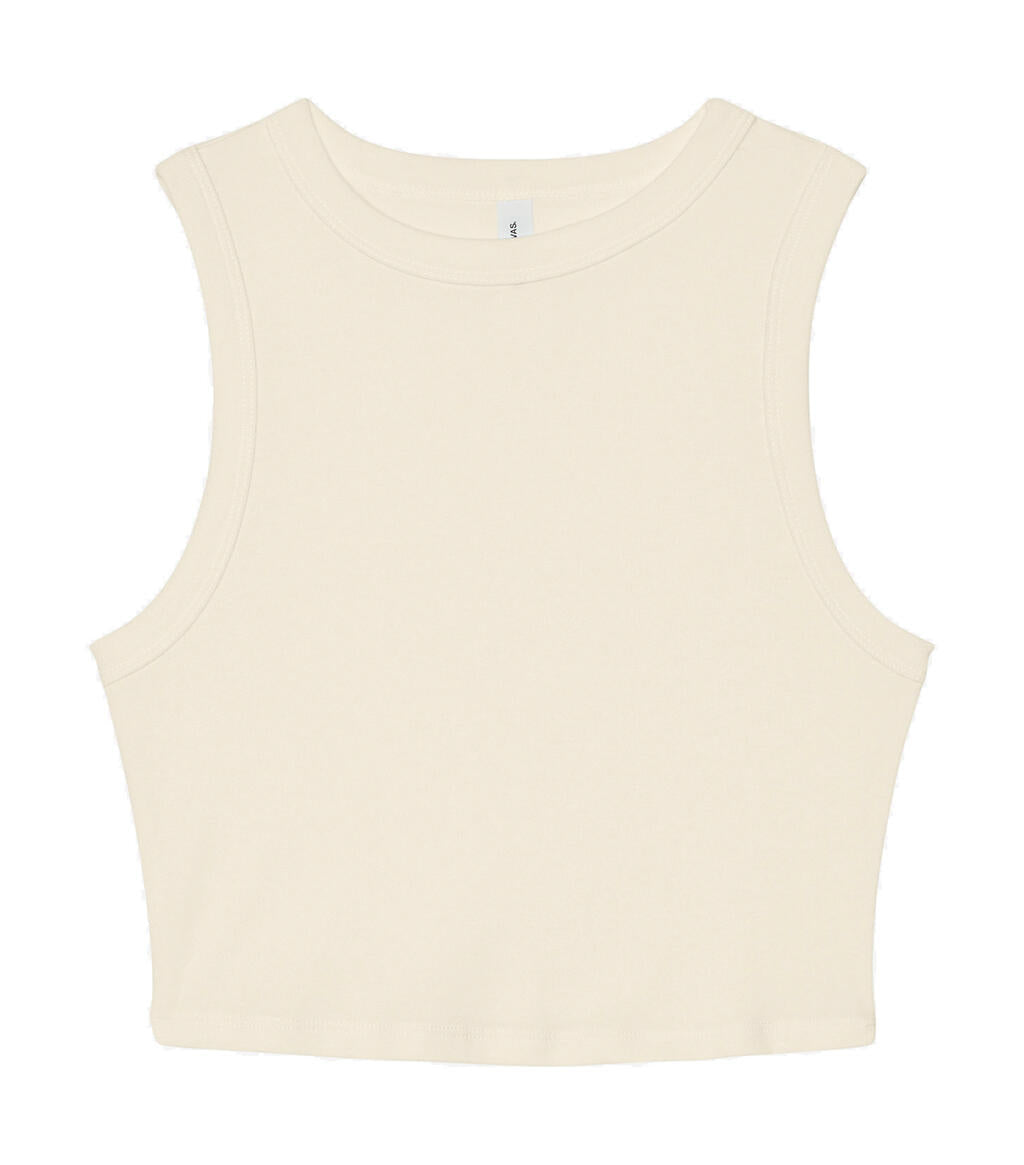 Women's Micro Rib Muscle Crop Tank - ShirtStore