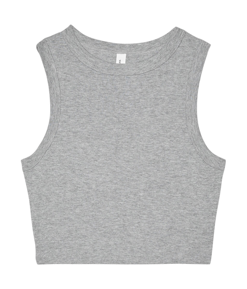 Women's Micro Rib Muscle Crop Tank - ShirtStore