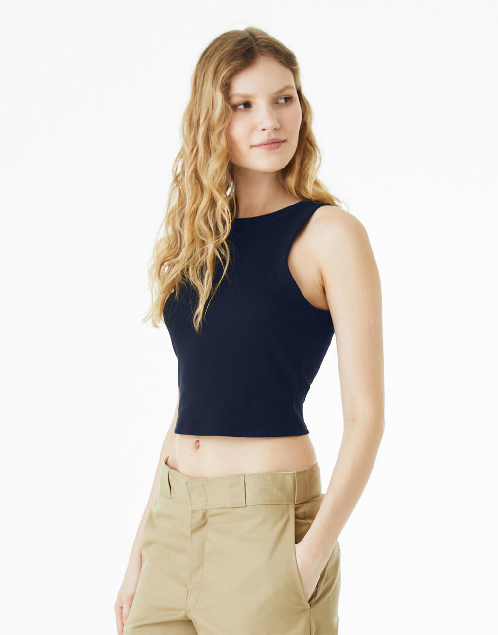 Women's Micro Rib Racer Tank - ShirtStore