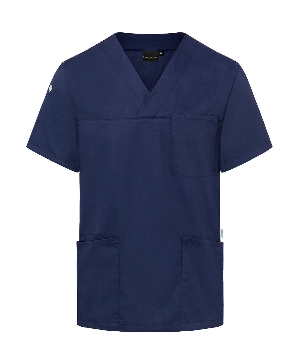 Men's Slip-on Tunic Essential Short Sl. in Farbe Navy