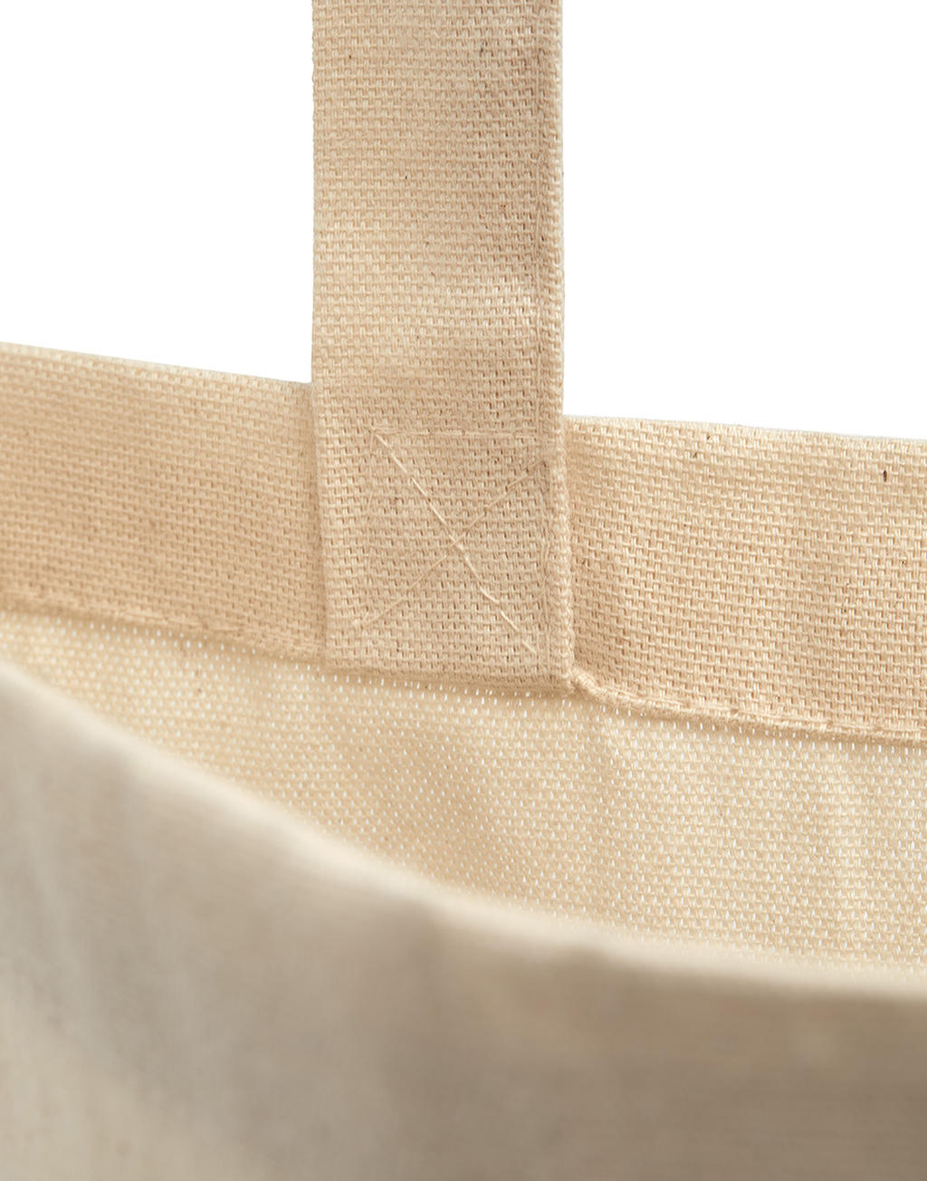 Baby Canvas Cotton Bag LH with Gusset in Farbe Snowwhite